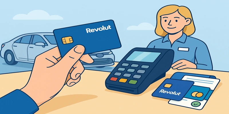 Betalning vid hyrbilsdisk