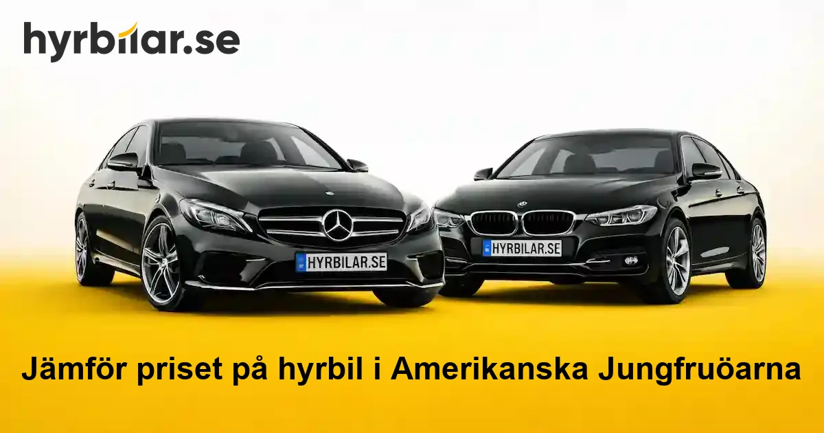Hyrbil i Amerikanska Jungfruöarna – jämför priser