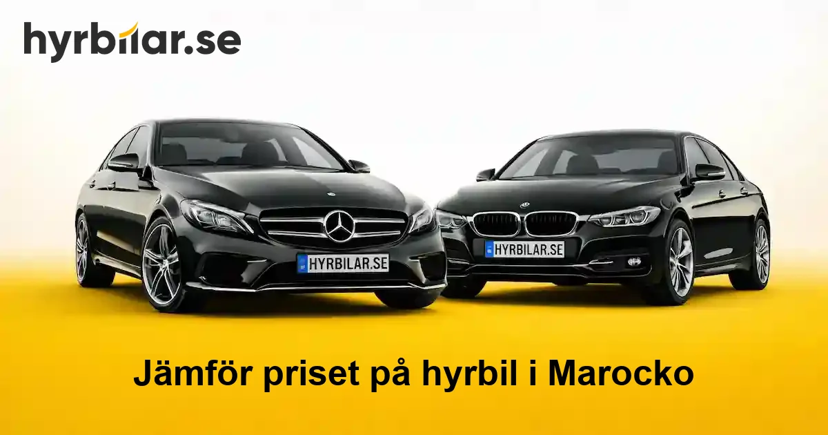 Hyrbil i Marocko – jämför priser