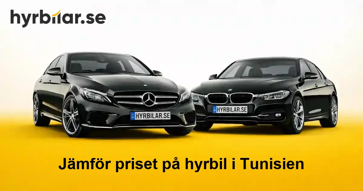Hyrbil i Tunisien – jämför priser
